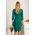 Rochie Midi Eleganta Cu Maneca Lunga Riuma, Verde