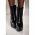 Botine Elegante Cu Toc Inalt Yons, Negre