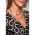 Rochie Midi Eleganta Cu Imprimeu Chicla, Maro