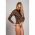Body Semitransparent Cu Animal Print, Maro