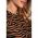 Body Semitransparent Cu Animal Print, Maro