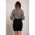 Bluza Eleganta Cu Imprimeu Geometric Lavlenta, Alba