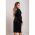 Rochie Midi ElegantÄƒ Cu Imprimeu Geometric, Negru/Bej