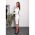 Rochie Midi ElegantÄƒ Cu Imprimeu Geometric, Alb/Negru