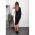 Rochie Midi ElegantÄƒ Cu Imprimeu Geometric, Alb/Negru