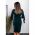 Rochie Mini ElegantÄƒ Cu Detaliu De Margele È˜i Decolteu ÃŽn 'V' Candys, Verde
