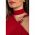 Rochie Mini Eleganta Cu Decolteu Asimetric Verrina, Visiniu