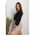 Bluza Eleganta Cu Imprimeu Leopard Polina, Neagra