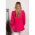 Blazer Lung Cu Guler Clasic Turina, Fucsia