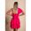 Rochie Mini Eleganta Cu Volane Liona, Roz