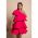 Rochie Mini Eleganta Cu Volane Liona, Roz
