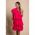 Rochie Mini Eleganta Cu Volane Liona, Roz