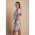 Rochie Mini Eleganta Cu Imprimeu Sarzana, Albastru Deschis