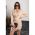 Rochie Mini Eleganta Cu Talie Larga Rubya, Bej