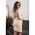 Rochie Mini Eleganta Cu Talie Larga Rubya, Bej