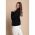 Blazer Cu Guler Clasic, Negru
