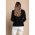 Blazer Cu Guler Clasic, Negru