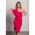 Rochie Midi Eleganta Triona, Fucsia