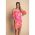 Rochie Mini Eleganta Cu Imprimeu Corvetta, Fucsia