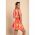 Rochie Mini Eleganta Cu Imprimeu Torsa, Fucsia