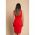 Rochie Mini Eleganta Teverina, Rosu