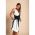 Rochie Eleganta In Combinatie Bicolora  Madrilla, Albastru Inchis