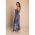 Rochie Maxi Eleganta Cu Imprimeu Montella, Albastra