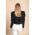 Bluza Eleganta Cu Detalii Decorative Cunita, Neagra
