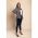 Costum Elegant Cu Pantalon Si Blazer Cu Imprimeu Geometric Nunzia, Albastru Inchis