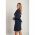 Rochie Mini Eleganta Varsavia, Albastru Inchis