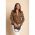 Blazer Cu Guler Clasic Chiarana, Mustar