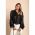 Bluza Eleganta Cu Volane Vendella, Neagra