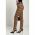 Pantaloni Lungi Eleganti Drepti Piavona, Mustar
