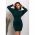 Rochie Mini Eleganta Cu Decolteu Asimetric Verrina, Verde