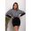 Rochie Mini Eleganta Cu Imprimeu Geometric Lenta, Alba