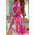 Rochie Mini Eleganta Cu Imprimeu Toretta, Multicolor