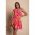 Rochie Mini Eleganta Cu Volane Bovina, Fucsia