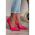 Pantofi Cu Brosa Decorativa, Fucsia