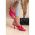 Sandale Cu Toc Jos, Fucsia