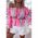 Bluza Eleganta Cu Imprimeu, Multicolor