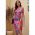 Rochie Midi Eleganta Cu Imprimeu, Multicolor