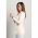 Rochie Mini Tricotata Cu Maneci Lungi, Bej