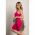 Rochie Mini Eleganta Cu Volane Ricaletta, Fucsia