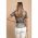 Cardigan Tricotat Cu Maneci Scurte, Gri