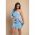 Rochie Mini Eleganta Cu Volane Ricaletta, Albastru Deschis