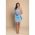 Rochie Mini Eleganta Cu Volane Ricaletta, Albastru Deschis
