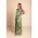 Rochie Maxi Eleganta Cu Imprimeu, Verde