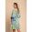 Rochie Mini Eleganta Cu Imprimeu Toretta, Turcoaz
