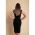 Rochie Mini Eleganta Teverina, Neagra