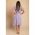 Rochie Midi Cu Imprimeu Buline, Liliac
